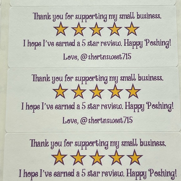 Personalized Labels for Posh Sellers - Picture 5 of 11